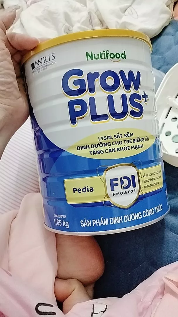 sữa grow plus xanh mẫu mới